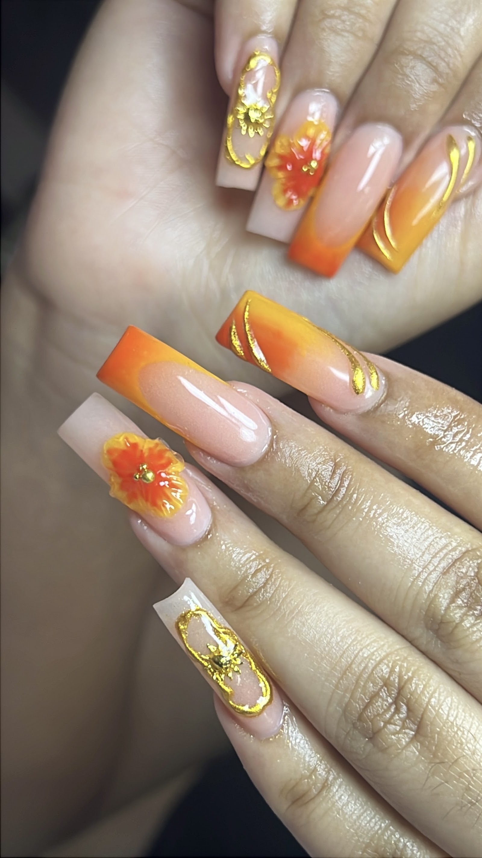 NAILS | GLITZZY NAILS | ACRYLIC NAILS | LONG NAILS | HARD GEL | POLIGEL | MANICURE | DEEP PEDICURE | nail photo 4